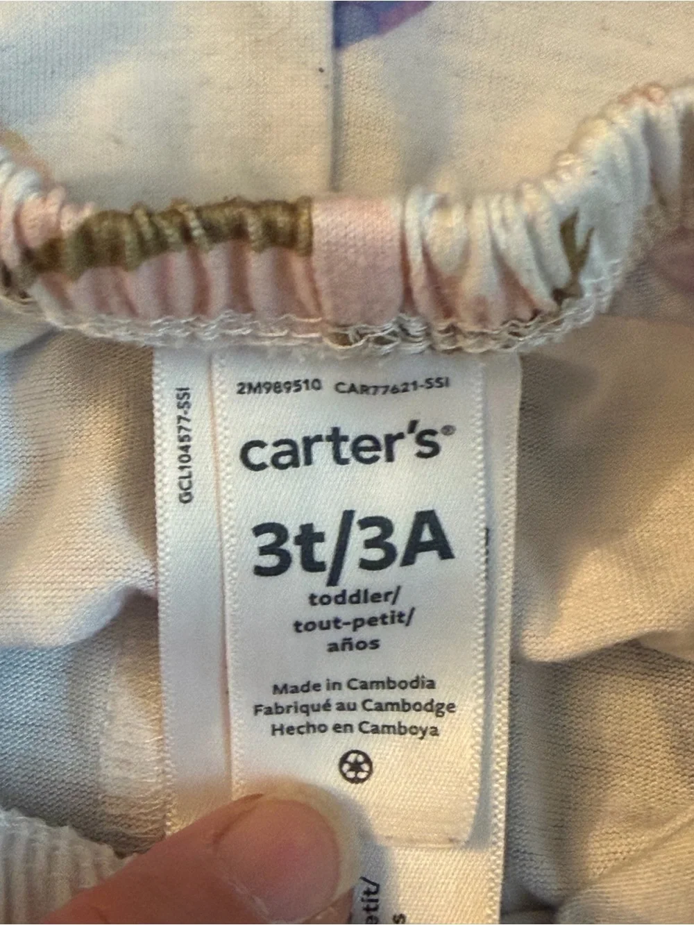 Carter’s 3T Mermaid Print Ruffle Shorts -